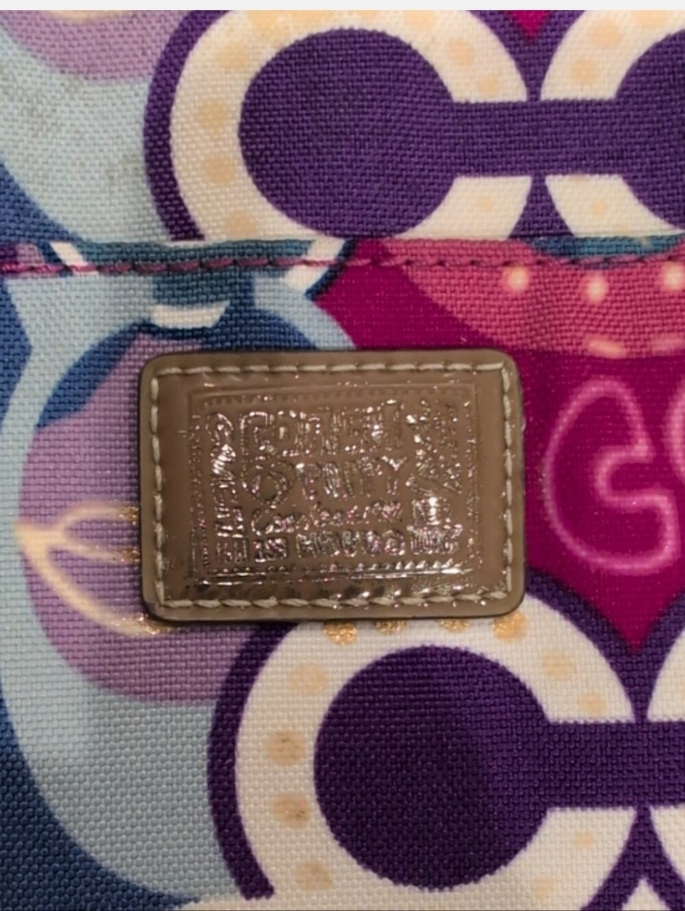 Coach Poppy Collection Tablet or Laptop Sleeve No Callouts Approx 14in X 10in - Picture 3 of 14